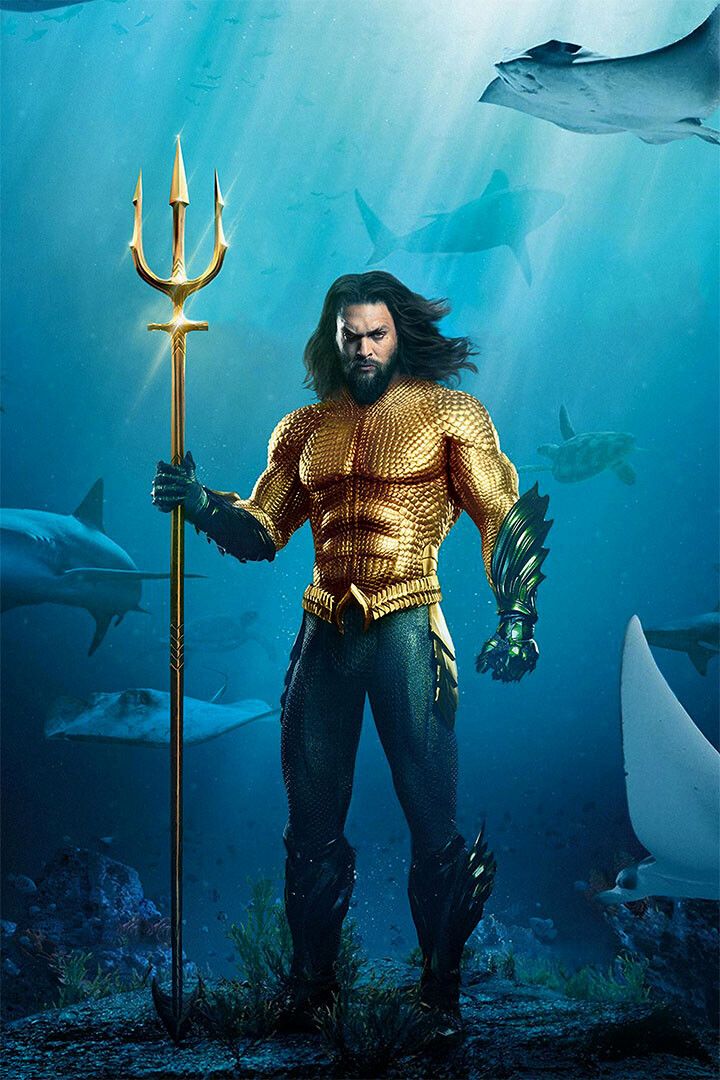 Aquaman Fantasy Adventure Movie Painting Wall Art Home Decor Poster