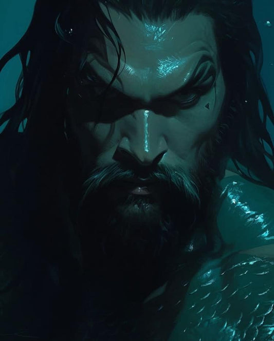 Aquatic Hero Portrait (3) Print Poster