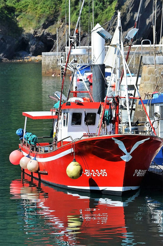 Arab Fishing Boats Fish Watercraft Painting Print Jigsaw Puzzle