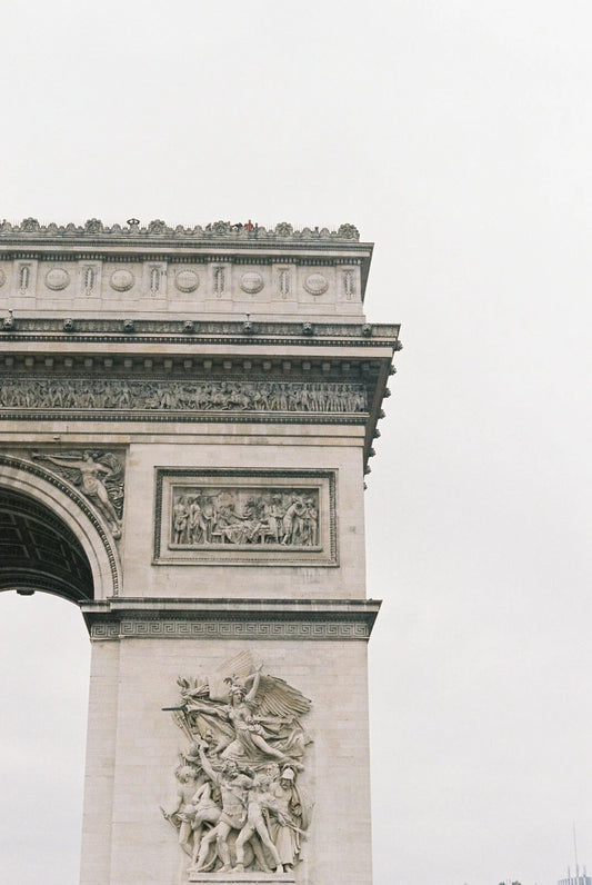 Arc De Triomphe Archway Architecture Paris France Keychain Keychain Picture Print
