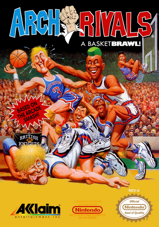 Arch Rivals A Basketbrawl! (Usa) Nes Print Poster