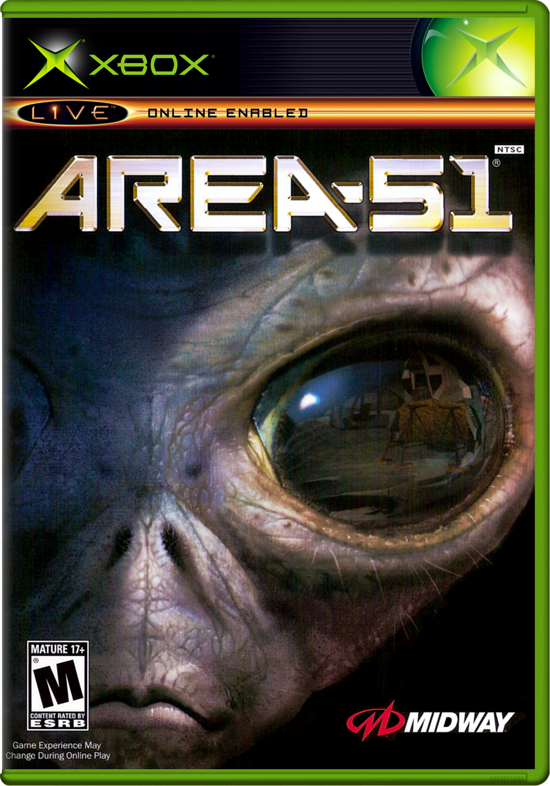 Area 51 Xbox Keychain