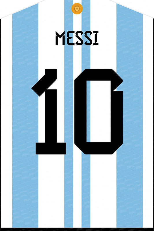 Argentina #10 Lionel Messi World Soccer Championship Wall Decor Jigsaw Puzzle