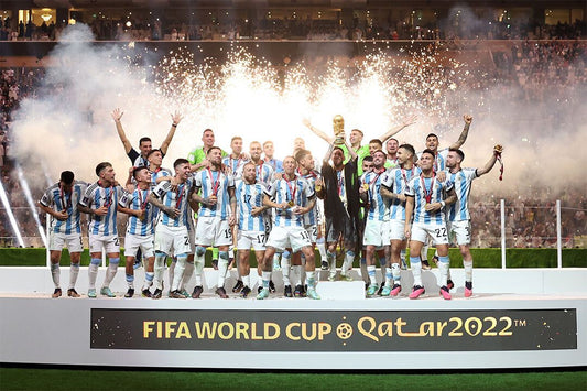 Argentina Soccer Team Celebrating Victory Football Champions Jigsaw Puzzle