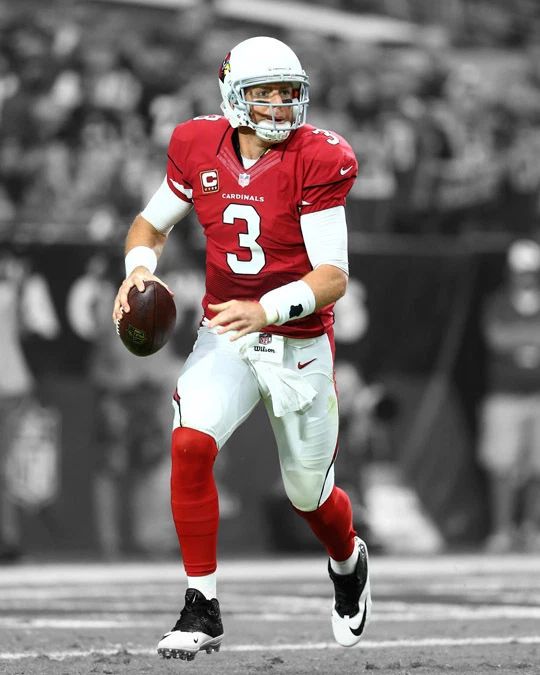 Arizona Cardinals Carson Palmer Glossy Keychain Print Nfl Spotlight Keychain