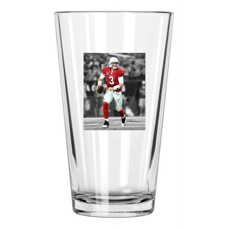 Arizona Cardinals Carson Palmer Photo Nfl Spotlight Pint Beer Drinking Glass