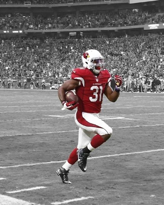 Arizona Cardinals David Johnson Glossy Keychain Print Nfl Spotlight Keychain 1