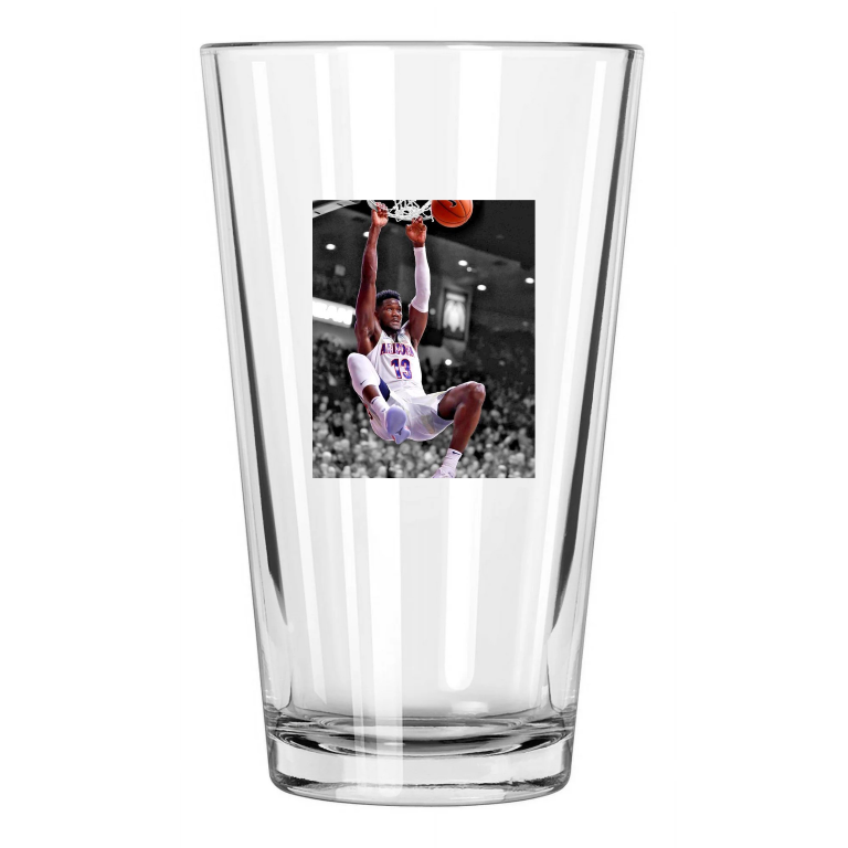 Arizona Wildcats Deandre Ayton Spotlight Phoenix Suns Pint Beer Drinking Glass