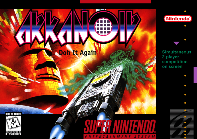 Arkanoid Doh It Again (Usa) Snes Print Poster
