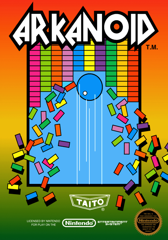 Arkanoid (Usa, Custom Standard Box Size) Nes Keychain