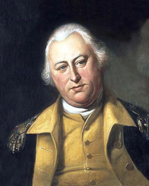 Army General Benjamin Lincoln Glossy Keychain Painting Print Secretary Of War