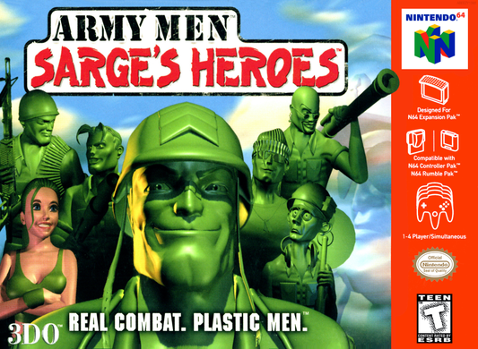 Army Men Sarge S Heroes N64 Print Poster