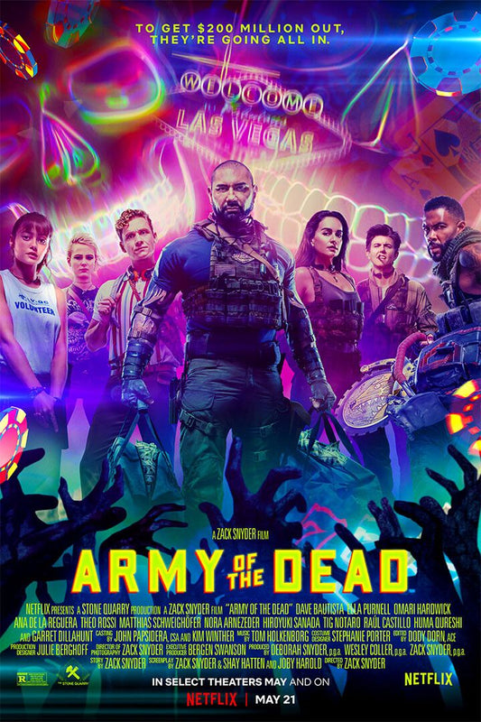 Army Of The Dead Movie 2021 Full Character Action Jigsaw Puzzle
