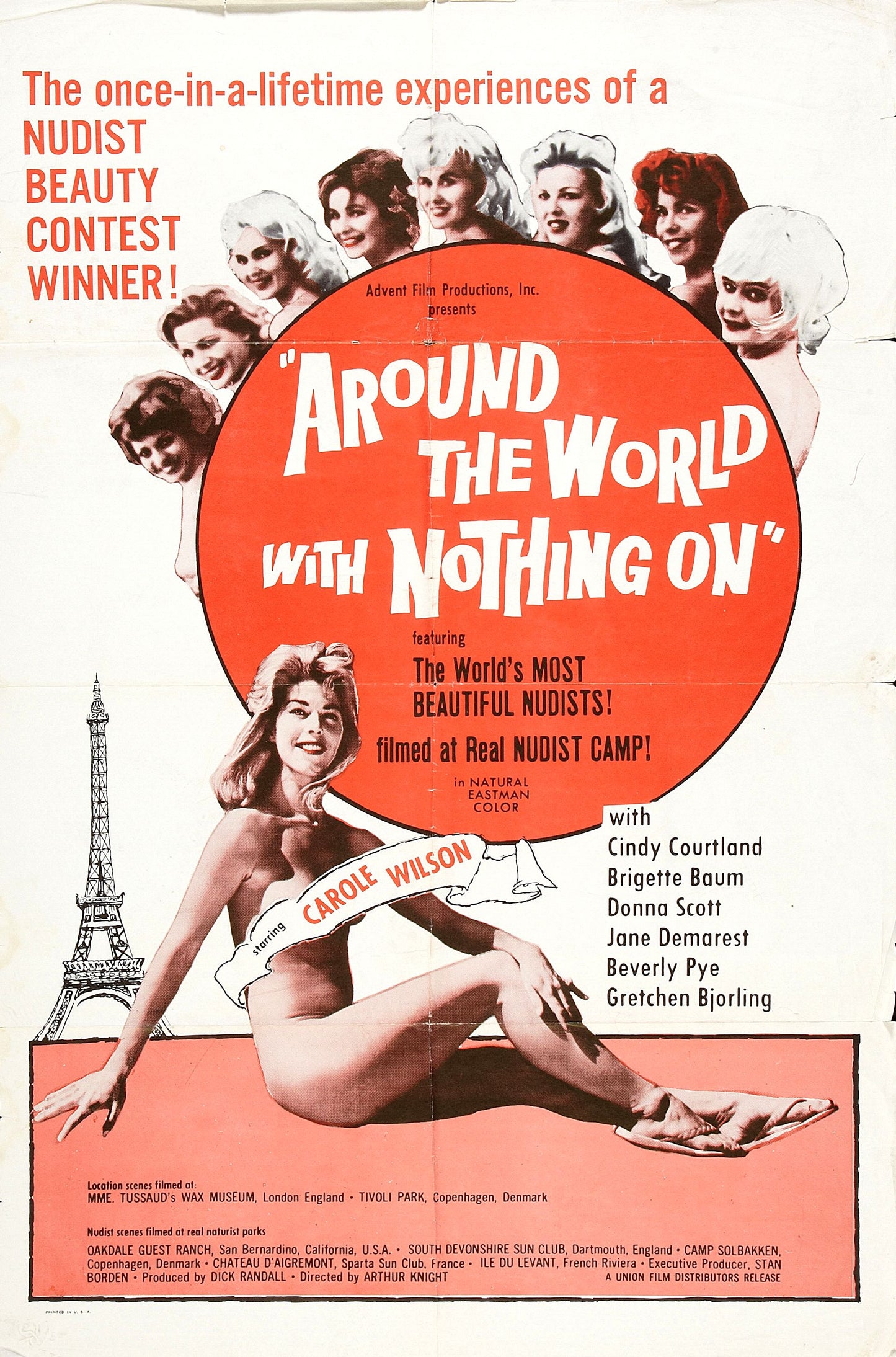 Around The World With Nothing On 01 Movie Magnet