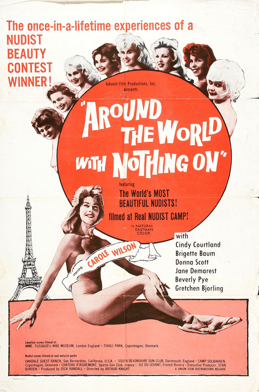 Around The World With Nothing On 01 Movie Magnet