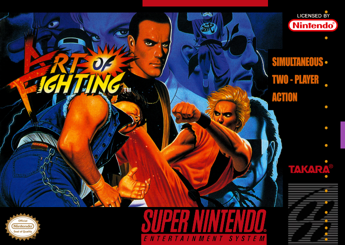 Art Of Fighting (Usa) Snes Print Poster