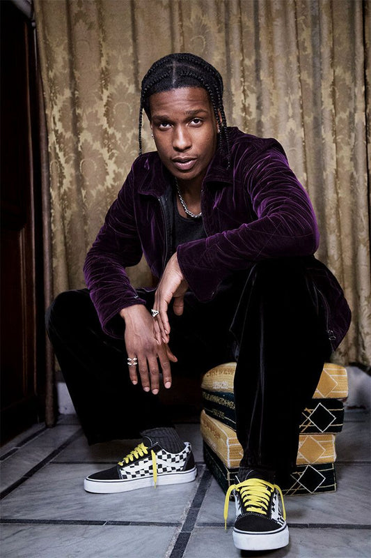 Asap Rocky American Rapper Rap Artist Painting Jigsaw Puzzle