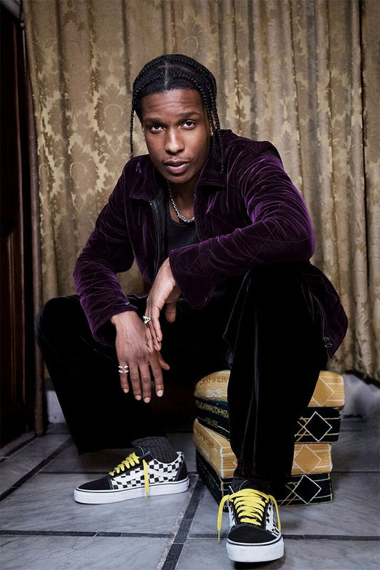 Asap Rocky Rap Hip Hop Music Star Rapper Print Jigsaw Puzzle