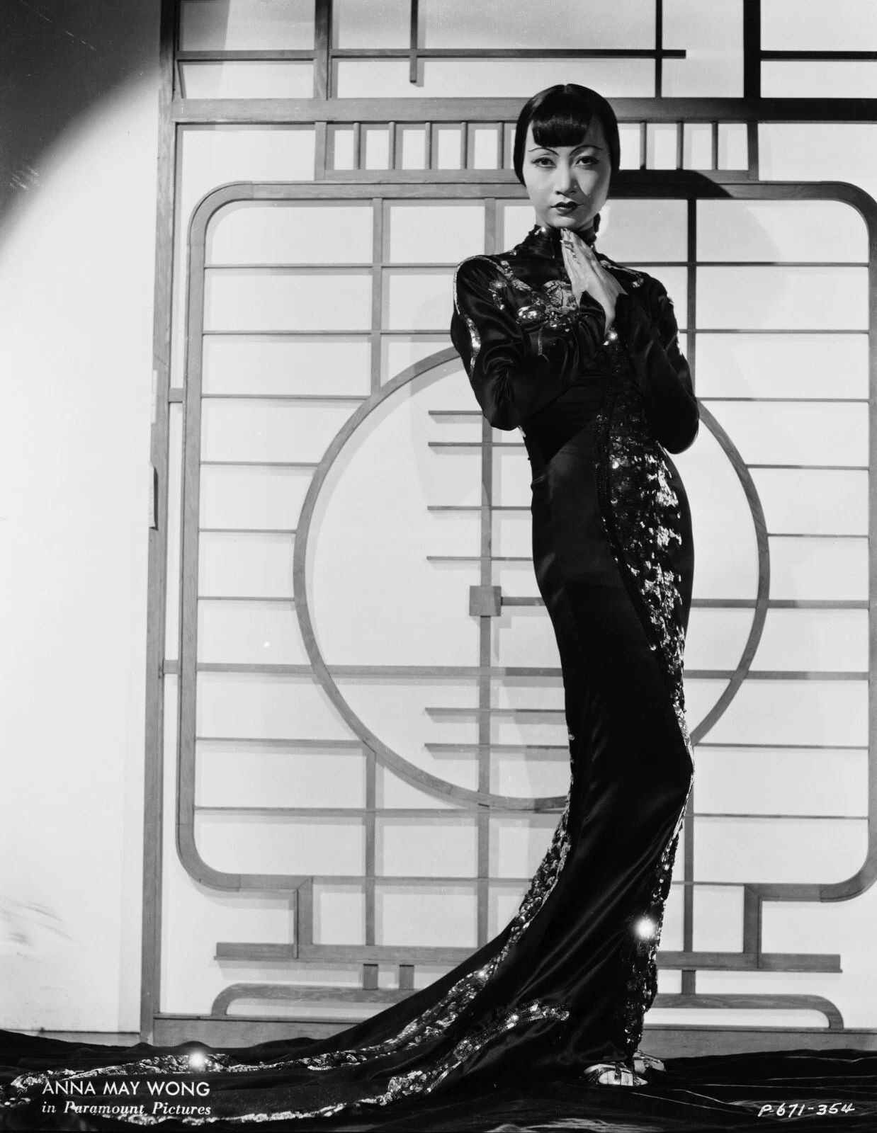 Asian American Actress Anna May Wong Picture Magnet Print 6X8