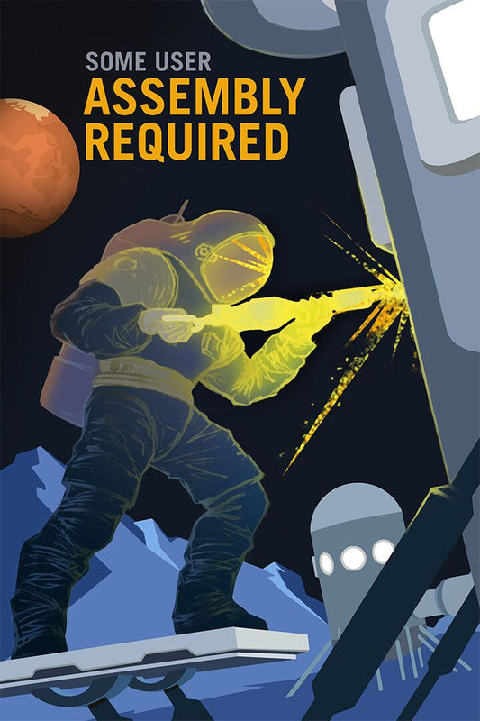 Assembly Required Space Exploration Outer Space Travel Jigsaw Puzzle