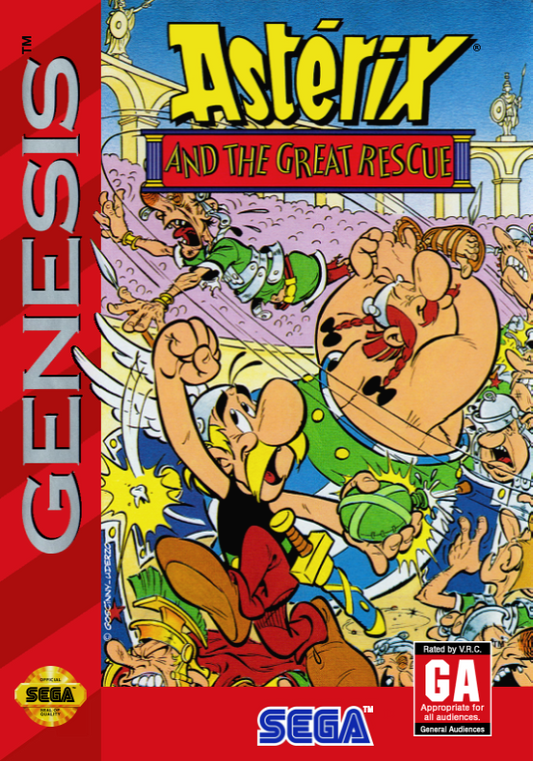 Asterix And The Great Rescue (Usa) Genesis Print Poster