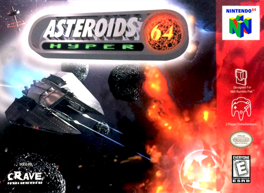 Asteroids Hyper 64 N64 Keychain