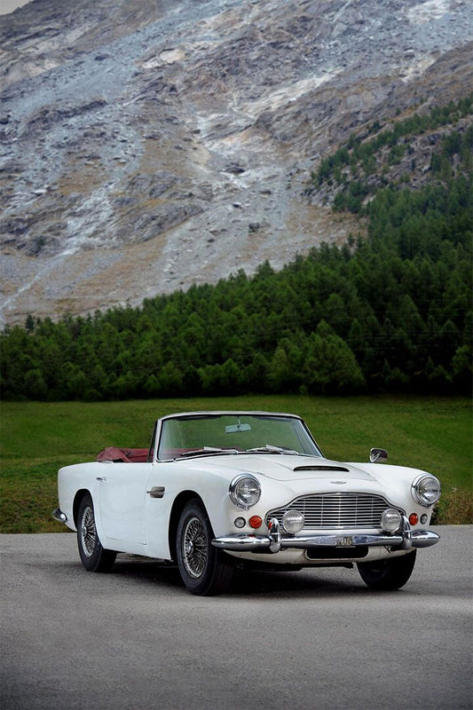 Aston Martin Db4 Gt Light 1963 Classic Cars Print Wall Home Decor Poster