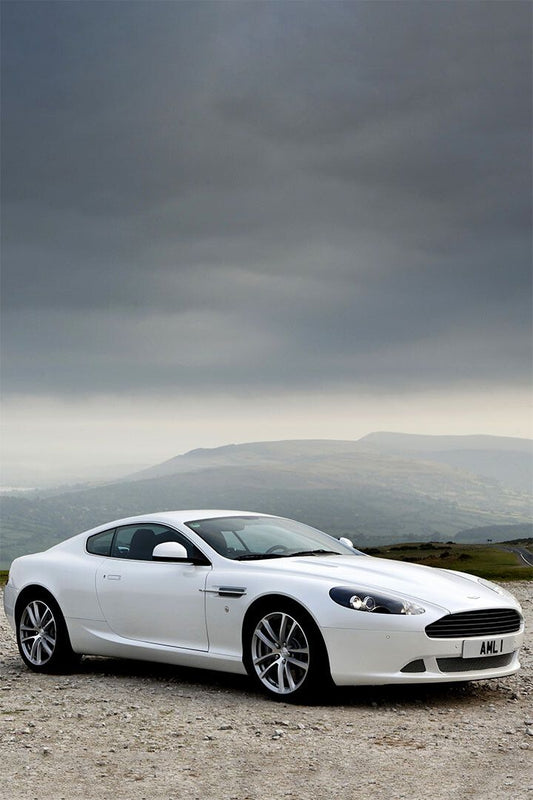 Aston Martin Db9 2007 Black Sport Cars Print Jigsaw Puzzle