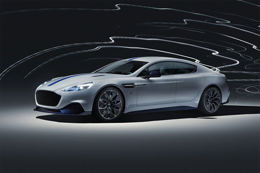 Aston Martin Rapide E Sports Car Luxury Car Wall Art Home Decor Poster