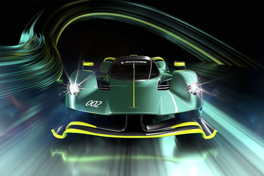Aston Martin Valkyrie Amr Pro Racing Car Art Home Decor Poster