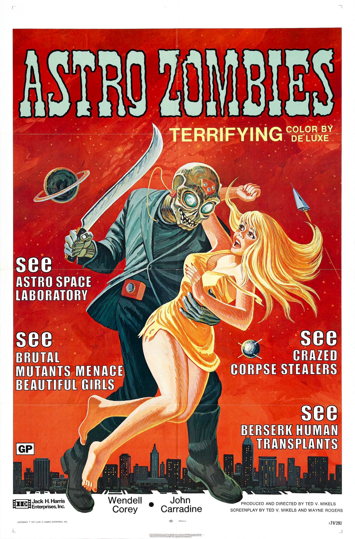 Astro Zombies 01 Movie Magnet