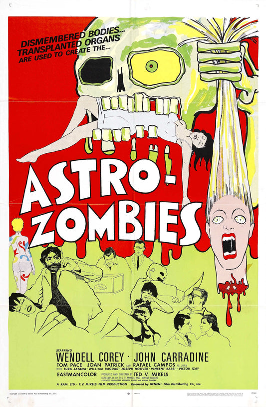 Astro Zombies 02 Movie Magnet