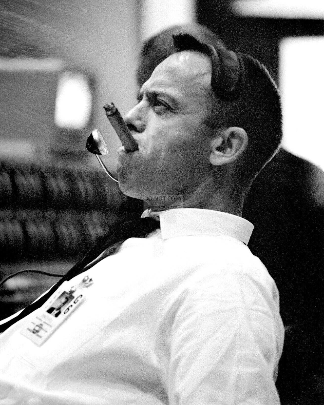 Astronaut Alan Shepard Chomping Cigar Gemini 6 Magnet Picture Magnet Print
