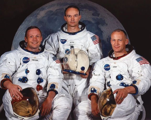 Astronauts Apollo 11 Buzz Aldrin Neil Armstrong Michael Collins Magnet Moon