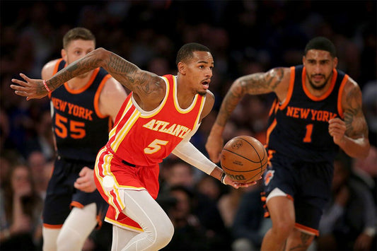 Athlete Dejounte Murray 5 Atlanta Hawks Team Sports Jigsaw Puzzle