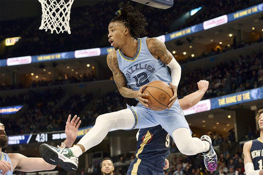 Athlete Ja Morant 12 Memphis Grizzlies Basketball Team Jigsaw Puzzle