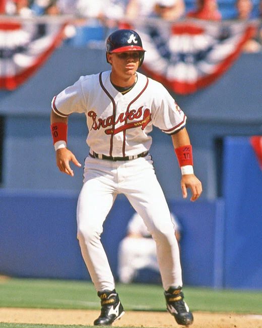 Atlanta Braves Chipper Jones Glossy Keychain Baseball Keychain Rookie Rc