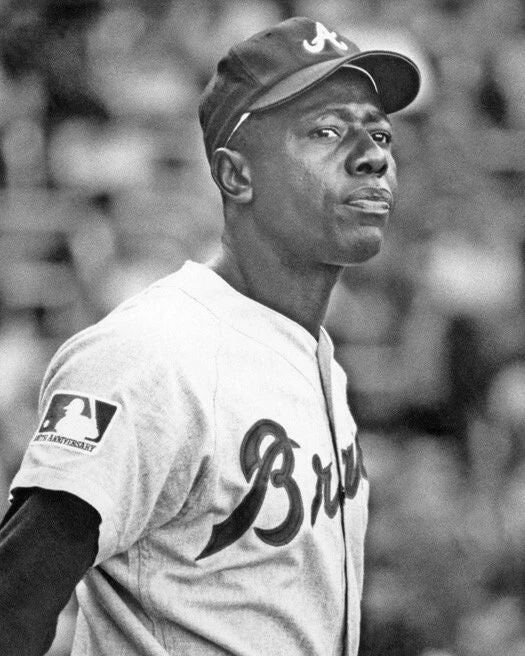 Atlanta Braves Hank Aaron Glossy Magnet Print Baseball Magnet Hof 82