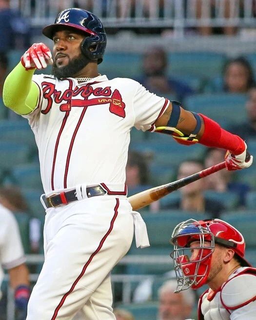 Atlanta Braves Marcell Ozuna Glossy Magnet Baseball Magnet