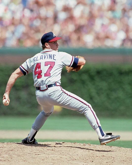 Atlanta Braves Tom Glavine Glossy Keychain Baseball Keychain Hof 2014