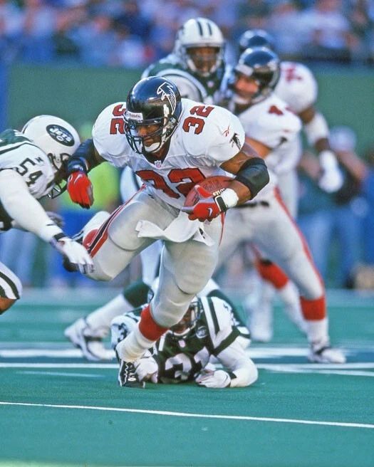 Atlanta Falcons Jamal Anderson Glossy Magnet Football Magnet 2