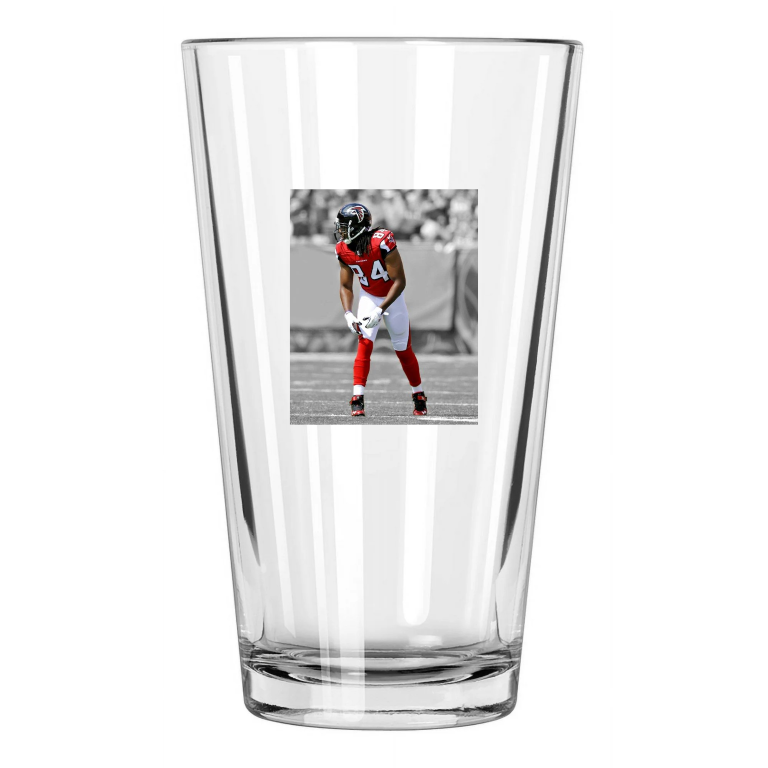 Atlanta Falcons Roddy White Photo Spotlight Football Pint Beer Drinking Glass