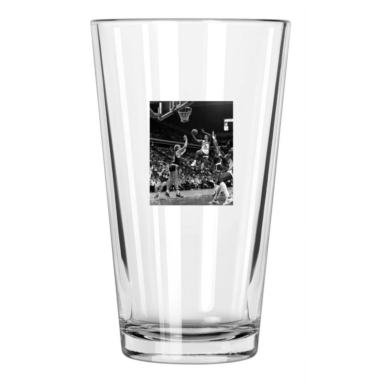 Atlanta Hawks Anthony 'Spud' Webb Photo Nba Basketball Pint Beer Drinking Glass