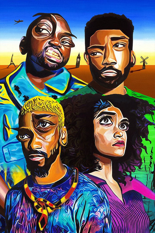 Atlanta Tv Series Comedy Drama Music Print Jigsaw Puzzle