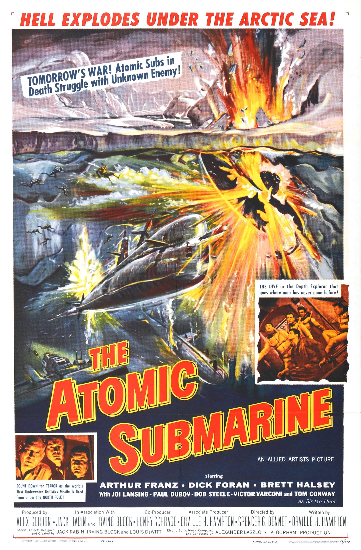 Atomic Submarine 01 Movie Magnet