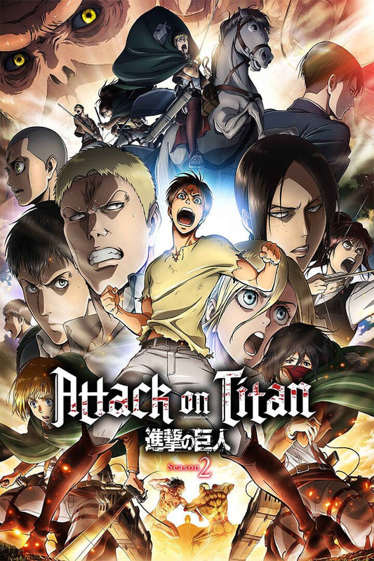 Attack On Titan Characters Adventure Anime Tv Series Jigsaw Puzzle