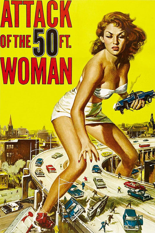 Attack Of The 50 Ft Woman Film Hayes Hudson Room Wall Decor Jigsaw Puzzle