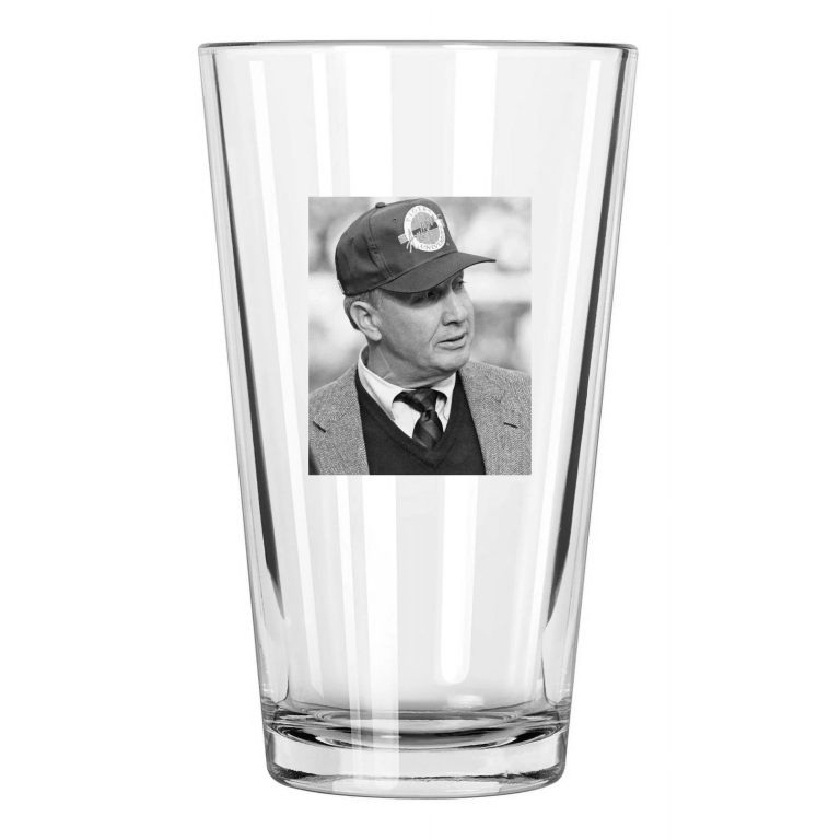 Auburn Tigers Coach Pat Dye Photo College Football Pint Beer Drinking Glass