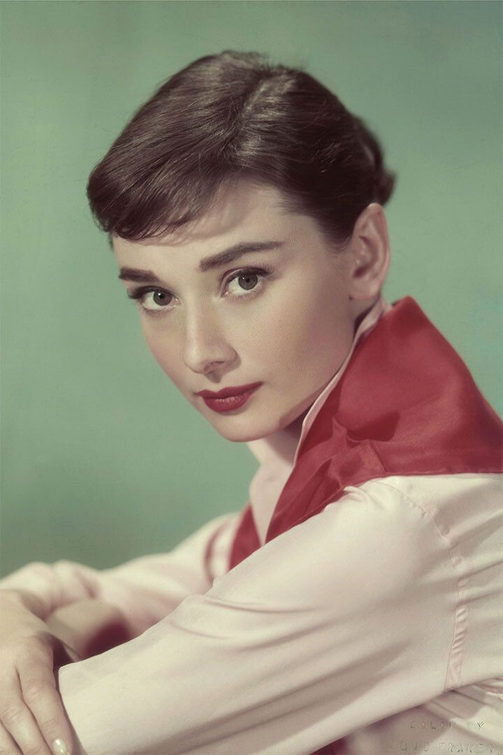 Audrey Hepburn Actress Cute Girl Painting Wall Art Home Decor Poster