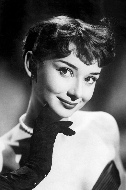 Audrey Hepburn Actress Cute Girl Print Jigsaw Puzzle